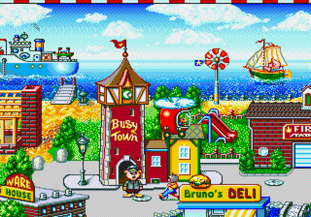 Richard Scarry's BusyTown – Sega Genesis (GEN)