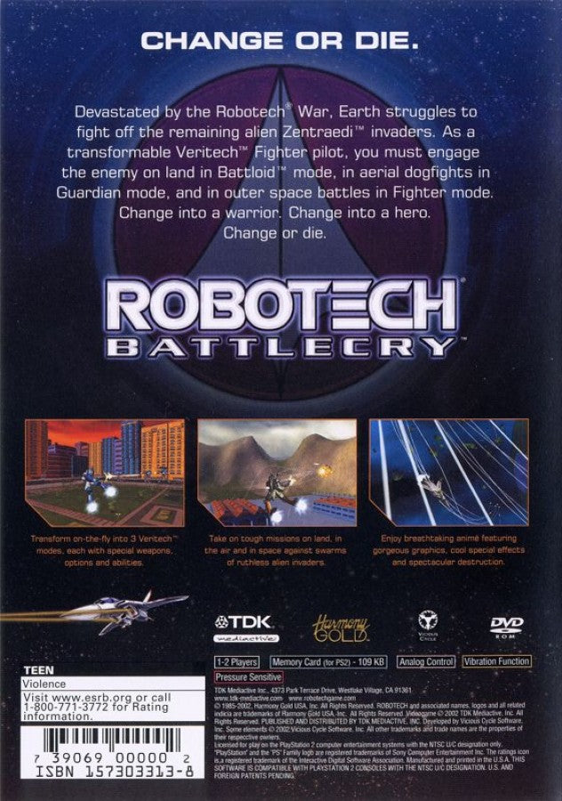 Robotech: Battlecry – PlayStation 2 (PS2)