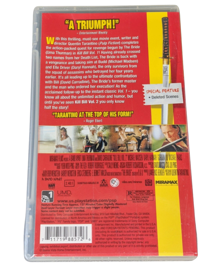 Kill Bill: Volume 2 [PSP Movie] – PlayStation Portable (PSP)
