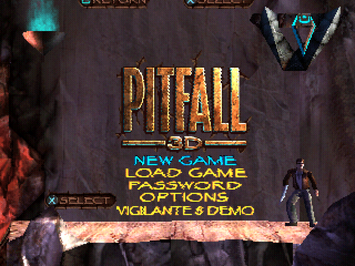 Pitfall 3D: Beyond the Jungle – PlayStation 1 (PS1)
