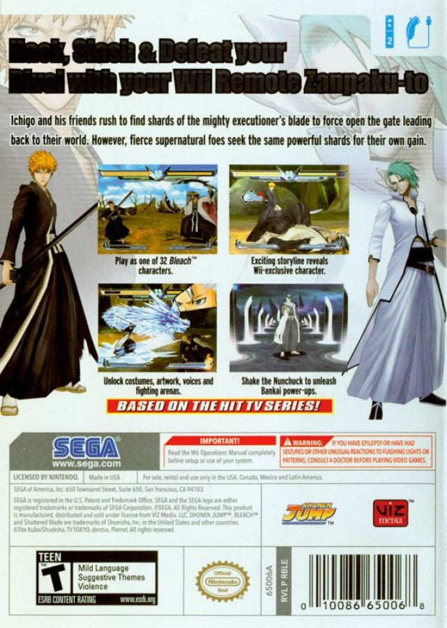 Bleach: Shattered Blade – Nintendo Wii (Wii)