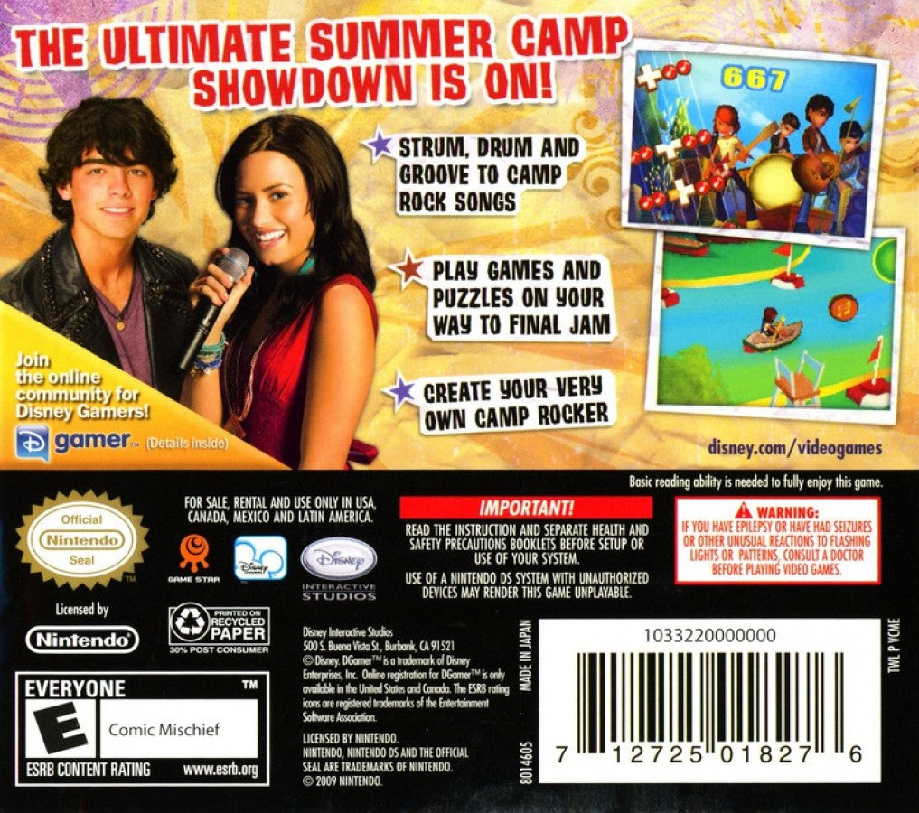 Camp Rock: The Final Jam – Nintendo DS (DS)