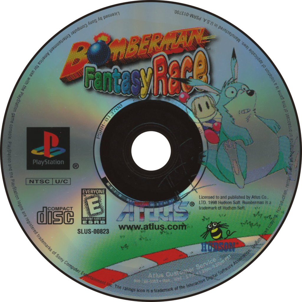 Bomberman: Fantasy Race – PlayStation 1 (PS1)