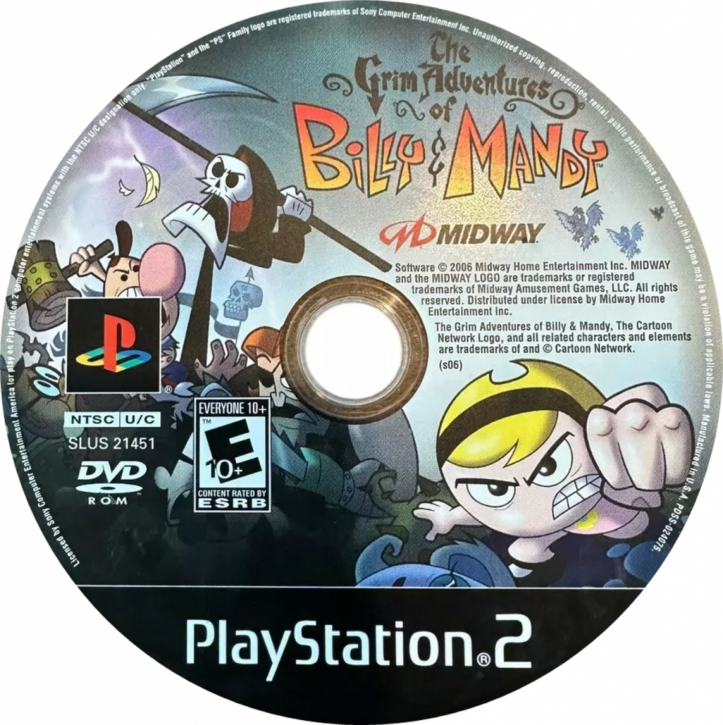 The Grim Adventures of Billy & Mandy – PlayStation 2 (PS2)