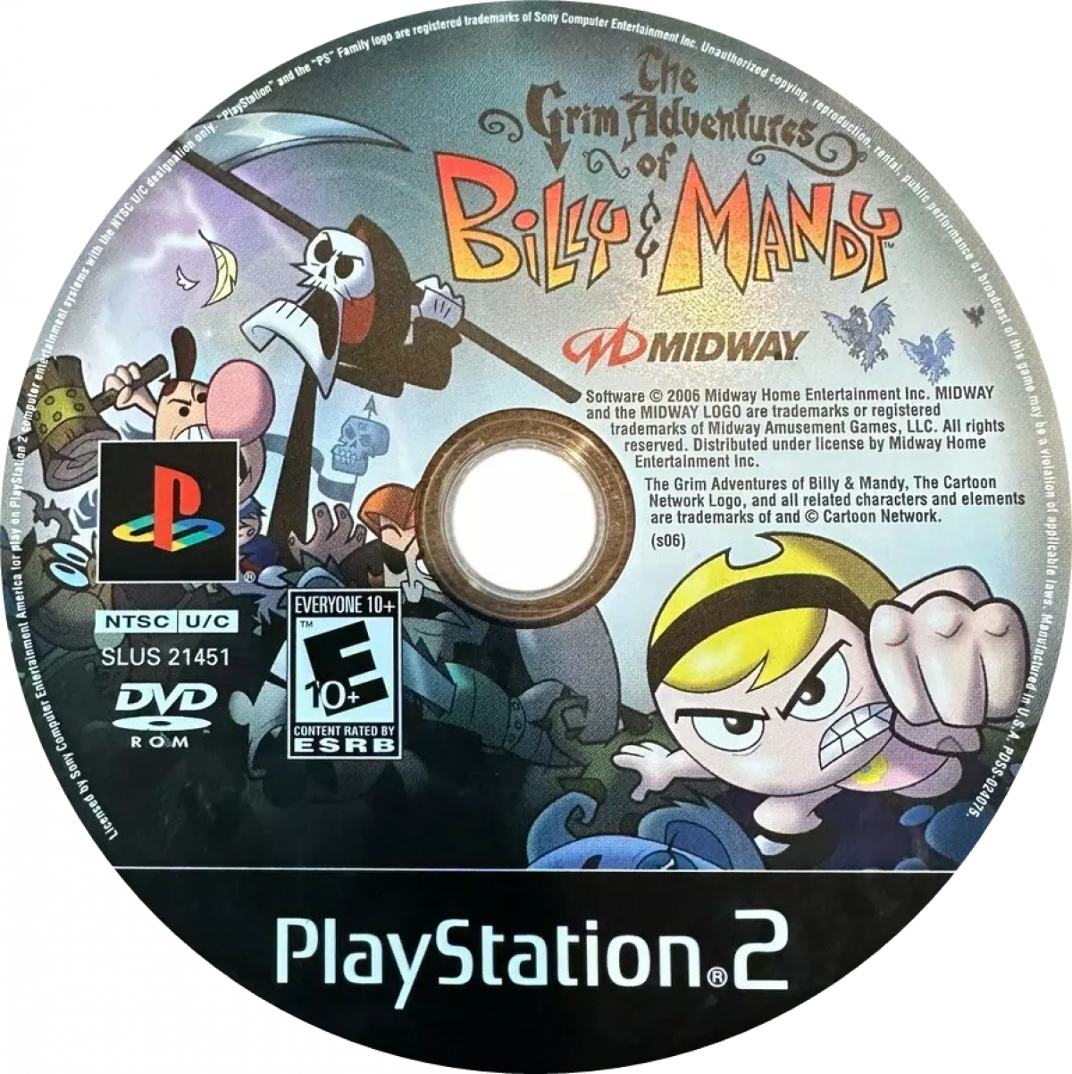 The Grim Adventures of Billy & Mandy – PlayStation 2 (PS2)