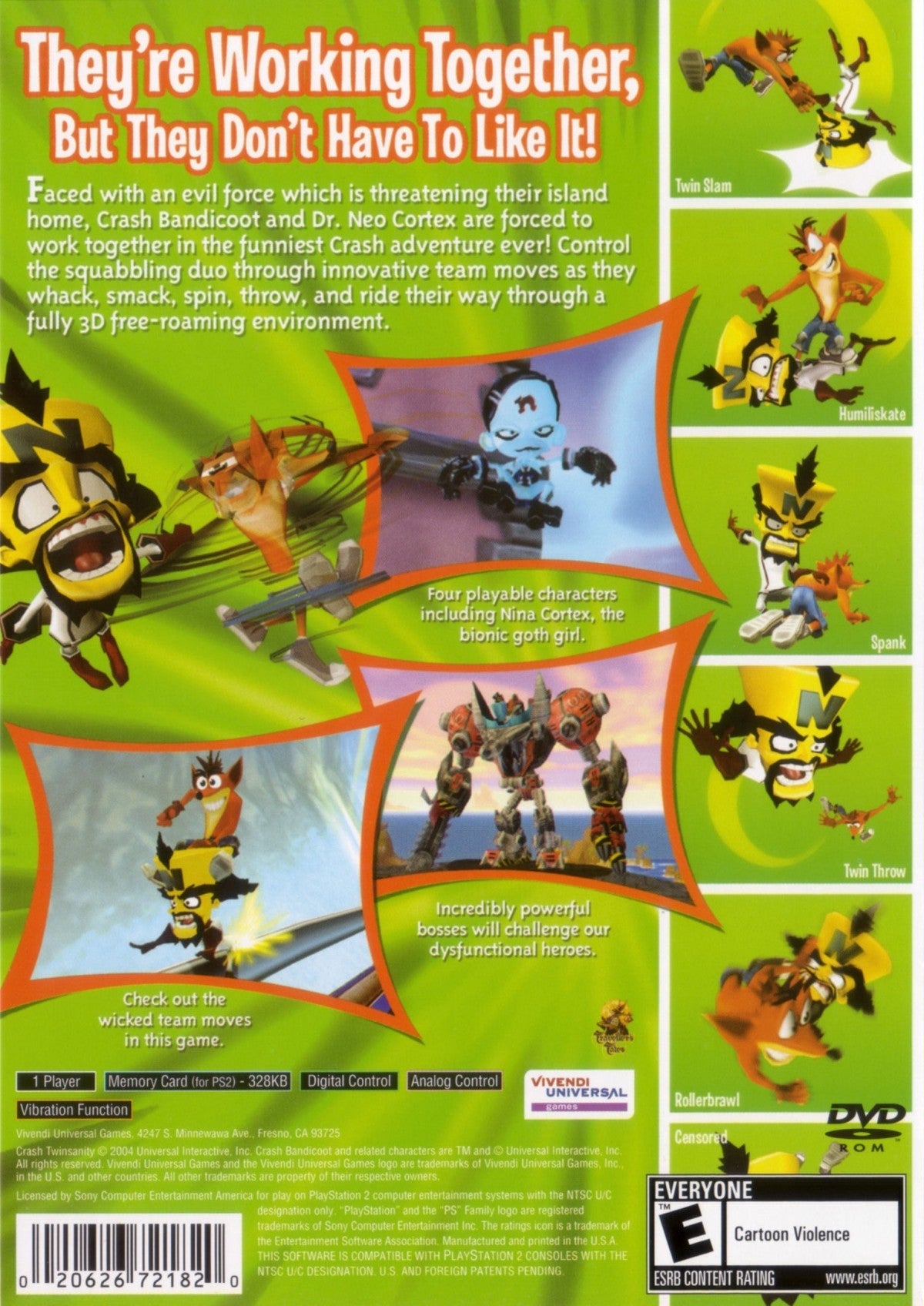 Crash Twinsanity – PlayStation 2 (PS2)