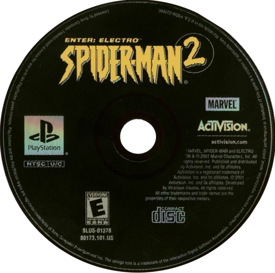 Spider-Man 2 – PlayStation 1 (PS1)