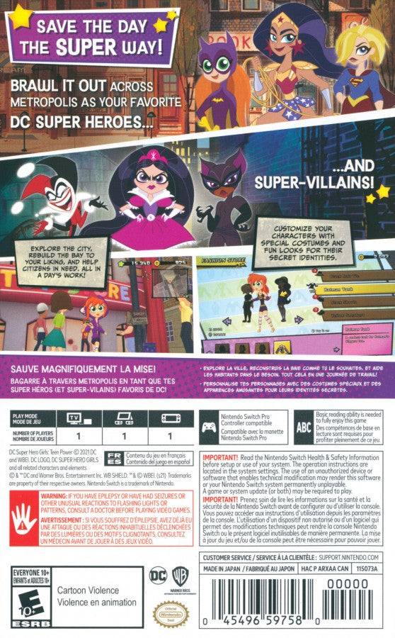 DC Super Hero Girls: Teen Power – Nintendo Switch (NS)