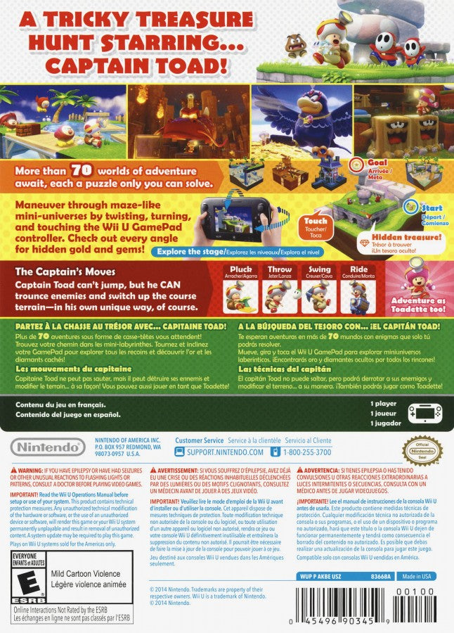 Captain Toad: Treasure Tracker – Nintendo Wii U (WiiU)
