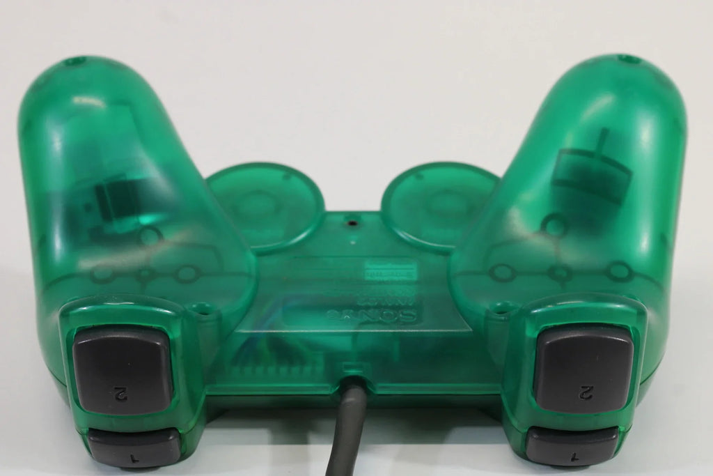 PlayStation 2 (PS2) Dualshock 2 Controller [Clear Green] – PlayStation 2 Accessory (PS2)