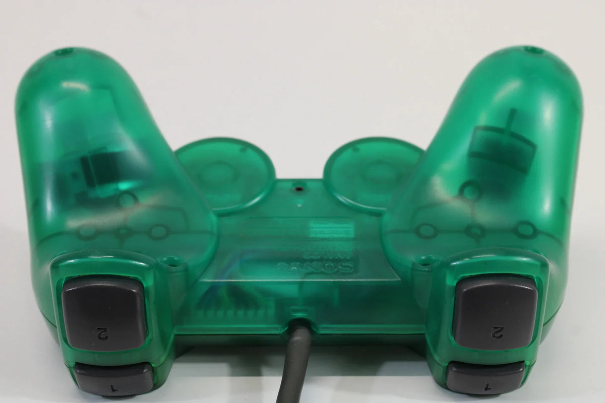 PlayStation 2 (PS2) Dualshock 2 Controller [Clear Green] – PlayStation 2 Accessory (PS2)