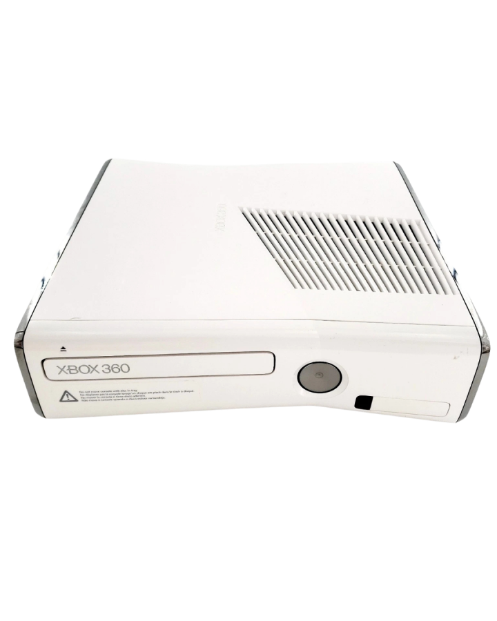 Xbox 360 Slim Console System (Xbox 360 S) [White] 250GB – Good Condition