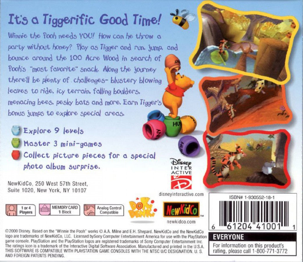 Disney's Tigger's Honey Hunt – PlayStation 1 (PS1)