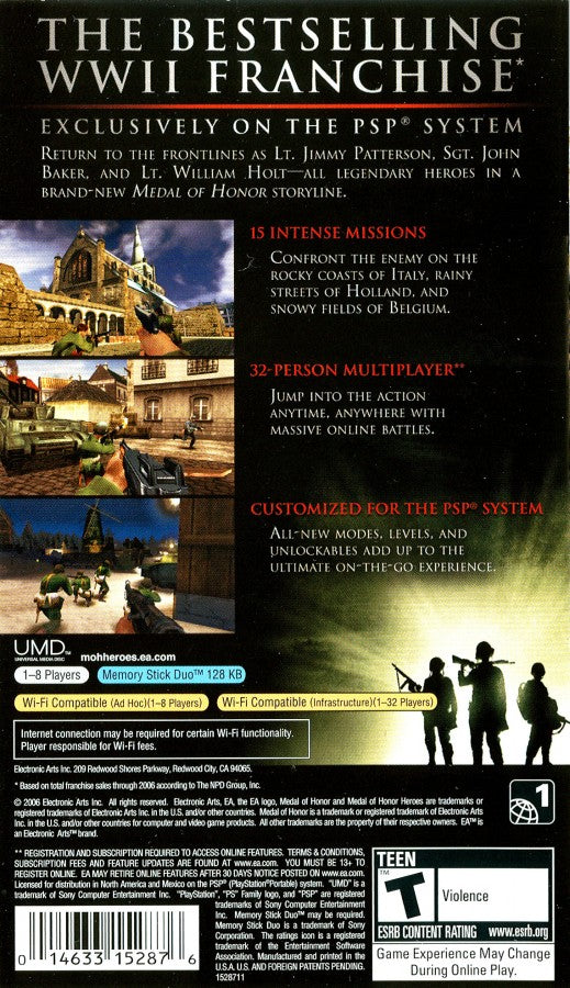 Medal of Honor: Heroes [Greatest Hits] – PlayStation Portable (PSP)