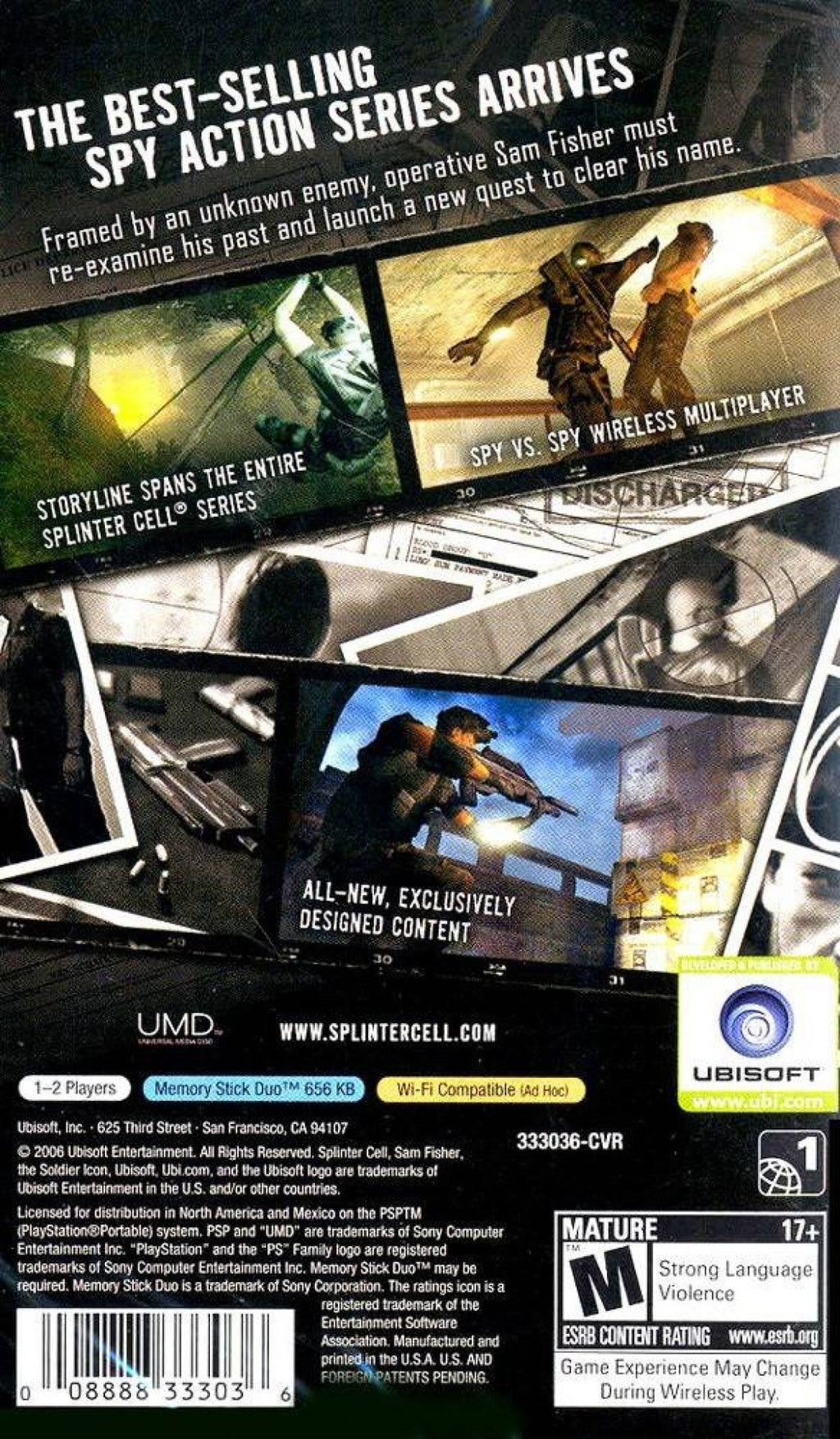 Tom Clancy's Splinter Cell: Essentials – PlayStation Portable (PSP)