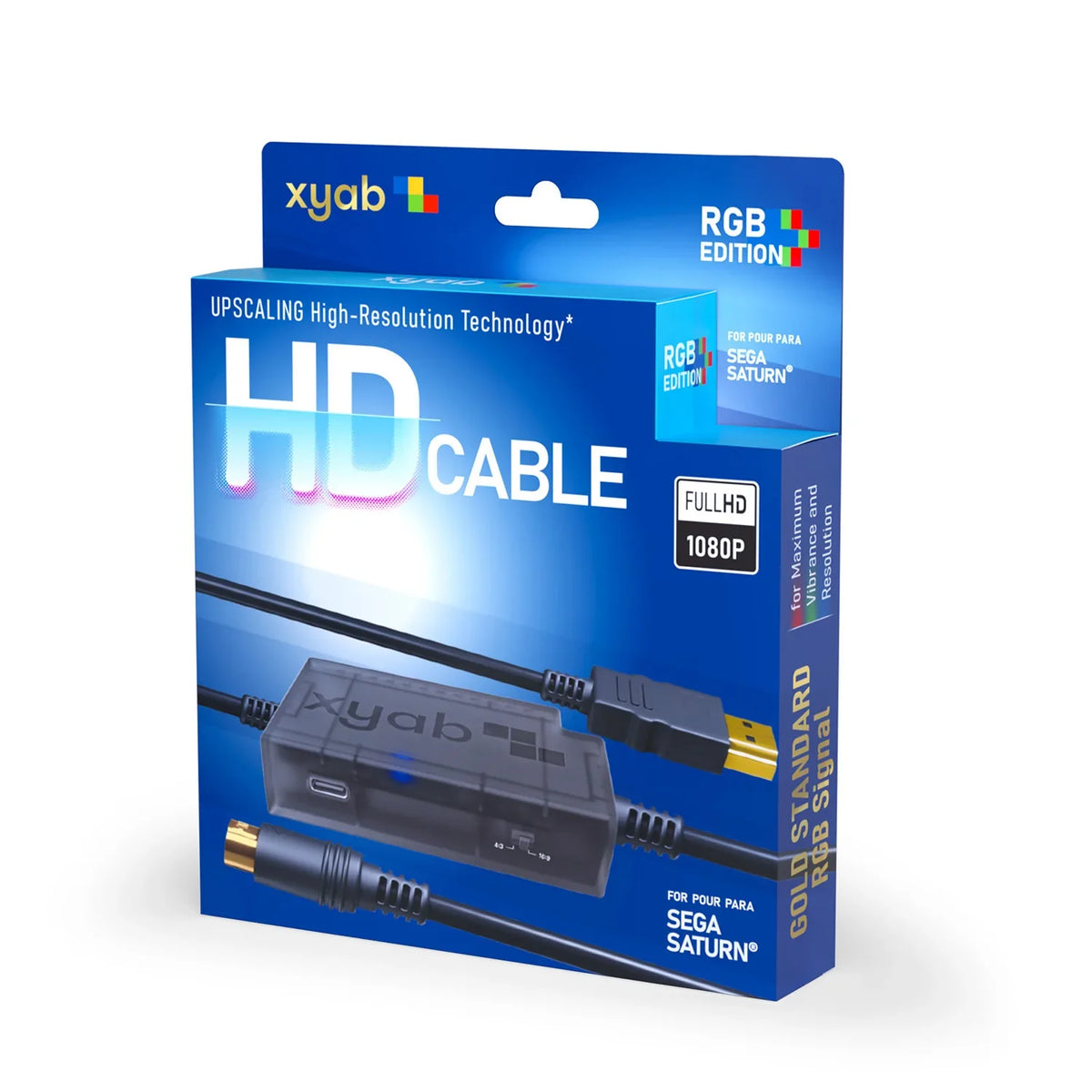 RGB+ HD Link Cable for Sega Saturn – Sega Saturn Accessory (SS)