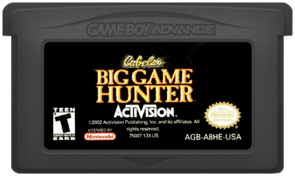 Cabela's Big Game Hunter – Game Boy Advance (GBA)
