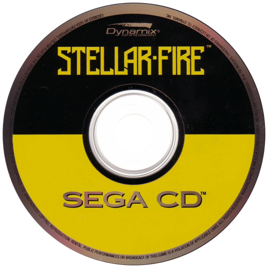 Stellar Fire – Sega CD (SCD)