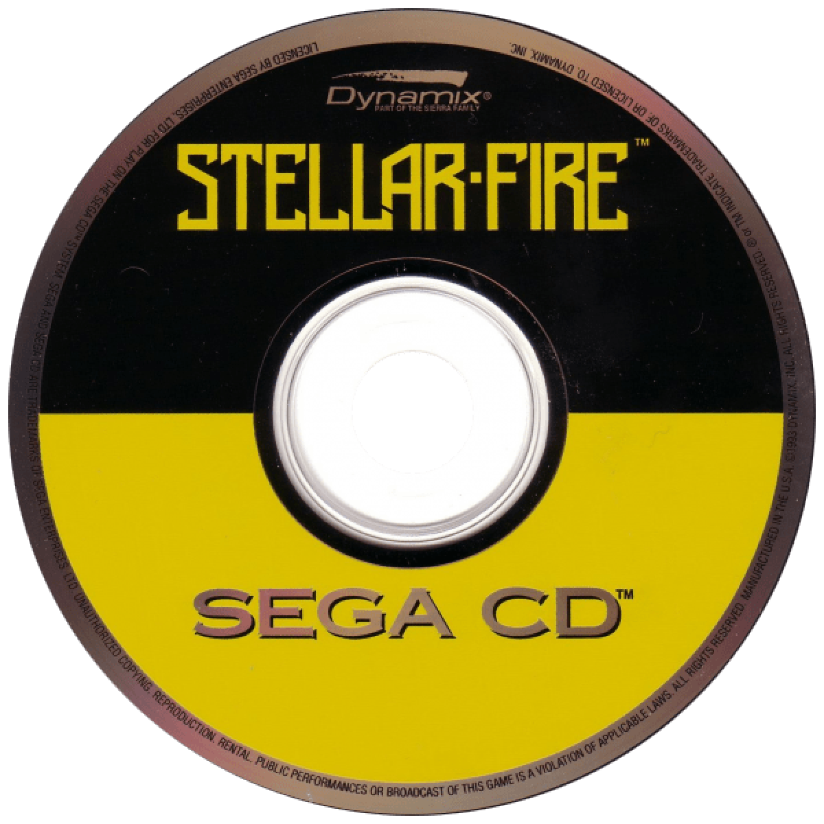 Stellar Fire – Sega CD (SCD)