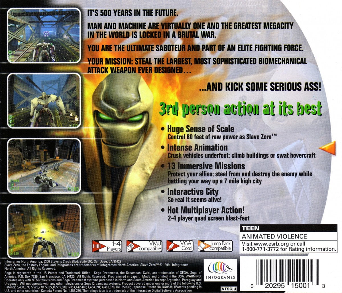 Slave Zero – Sega Dreamcast (DC)