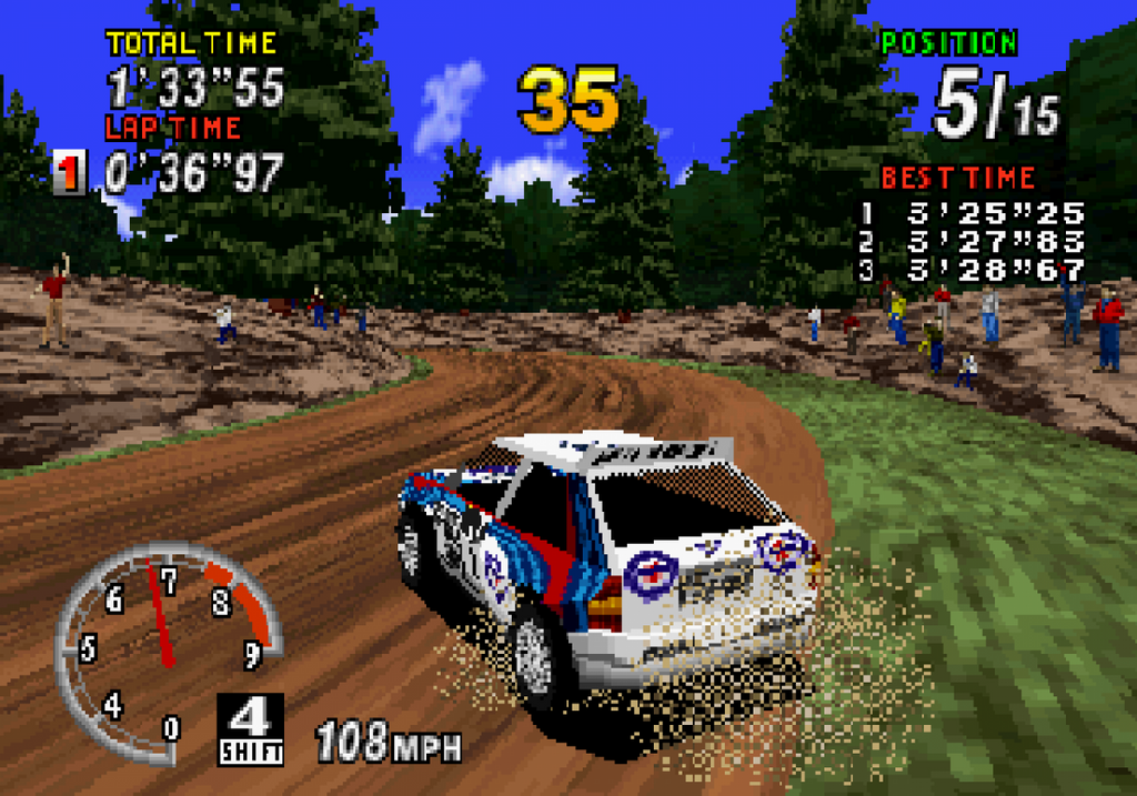 Sega Rally Championship – Sega Saturn (SS)