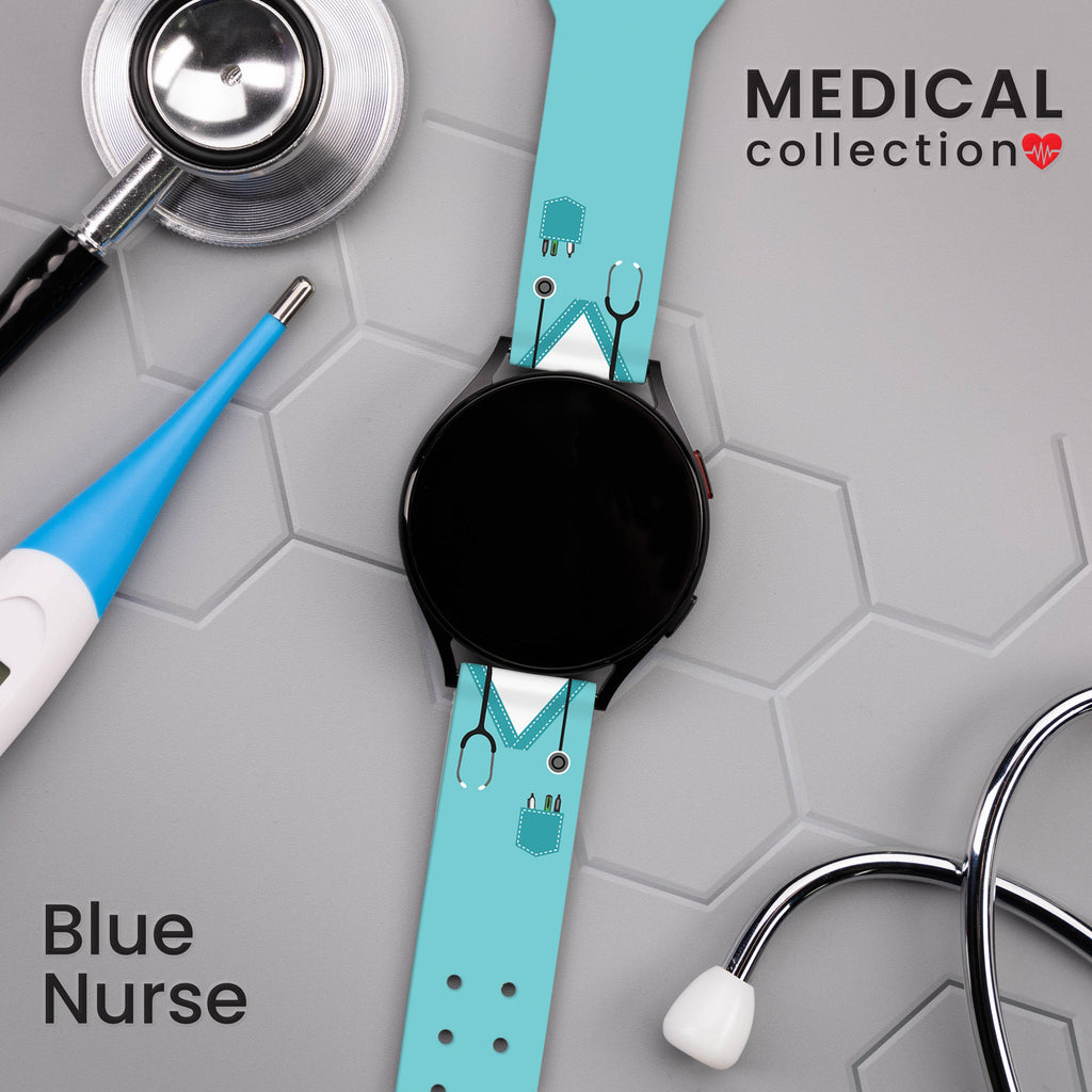 Nursing HD  Watchband for Samsung, Garmin, Fossil, and More for Samsung, Garmin, Fossil, and More