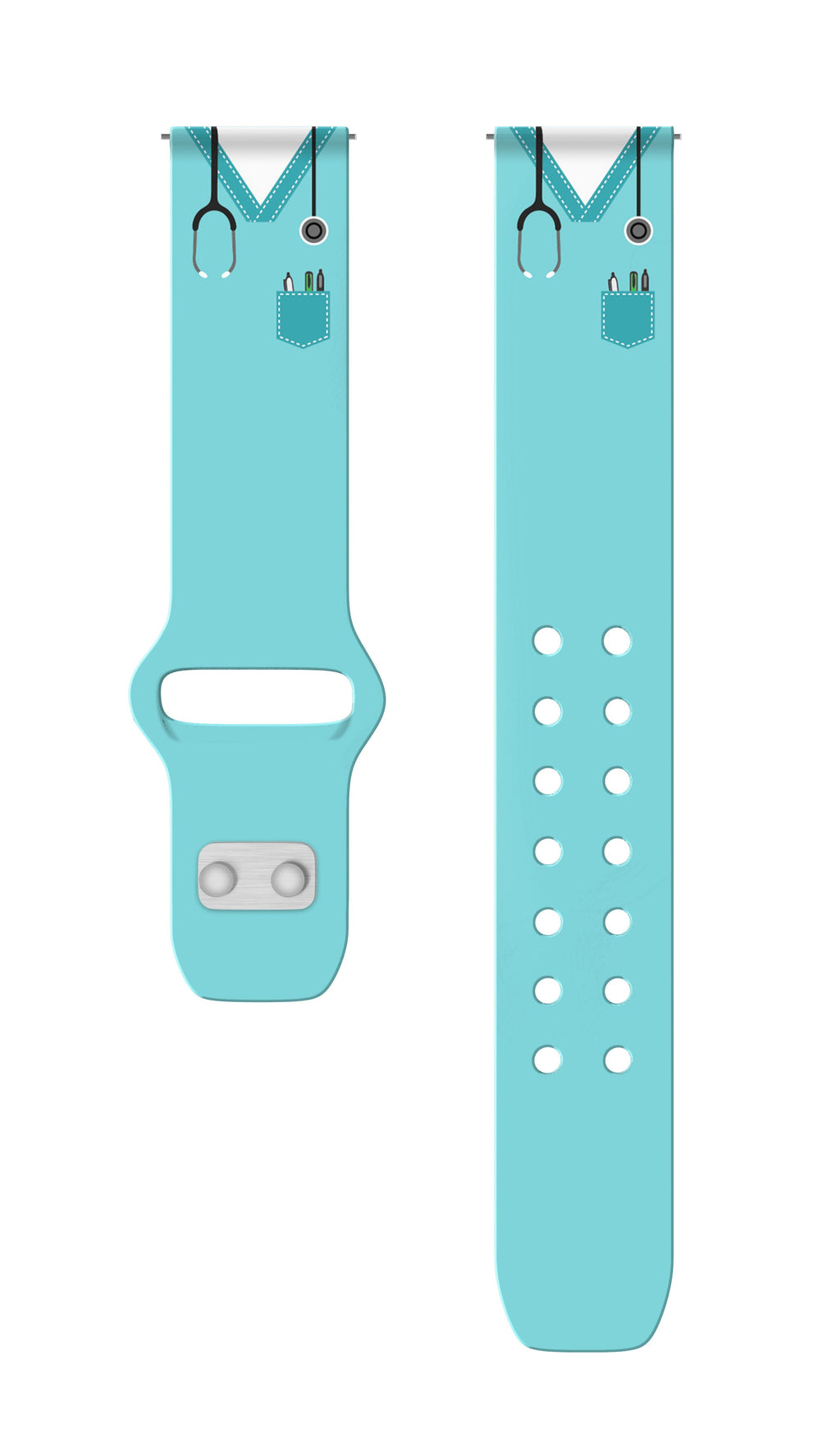 Nursing HD  Watchband for Samsung, Garmin, Fossil, and More for Samsung, Garmin, Fossil, and More
