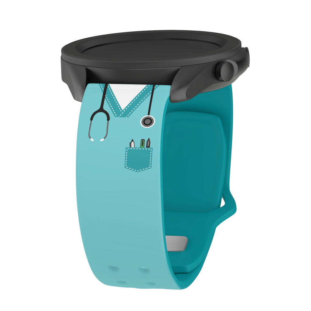 Nursing HD  Watchband for Samsung, Garmin, Fossil, and More for Samsung, Garmin, Fossil, and More