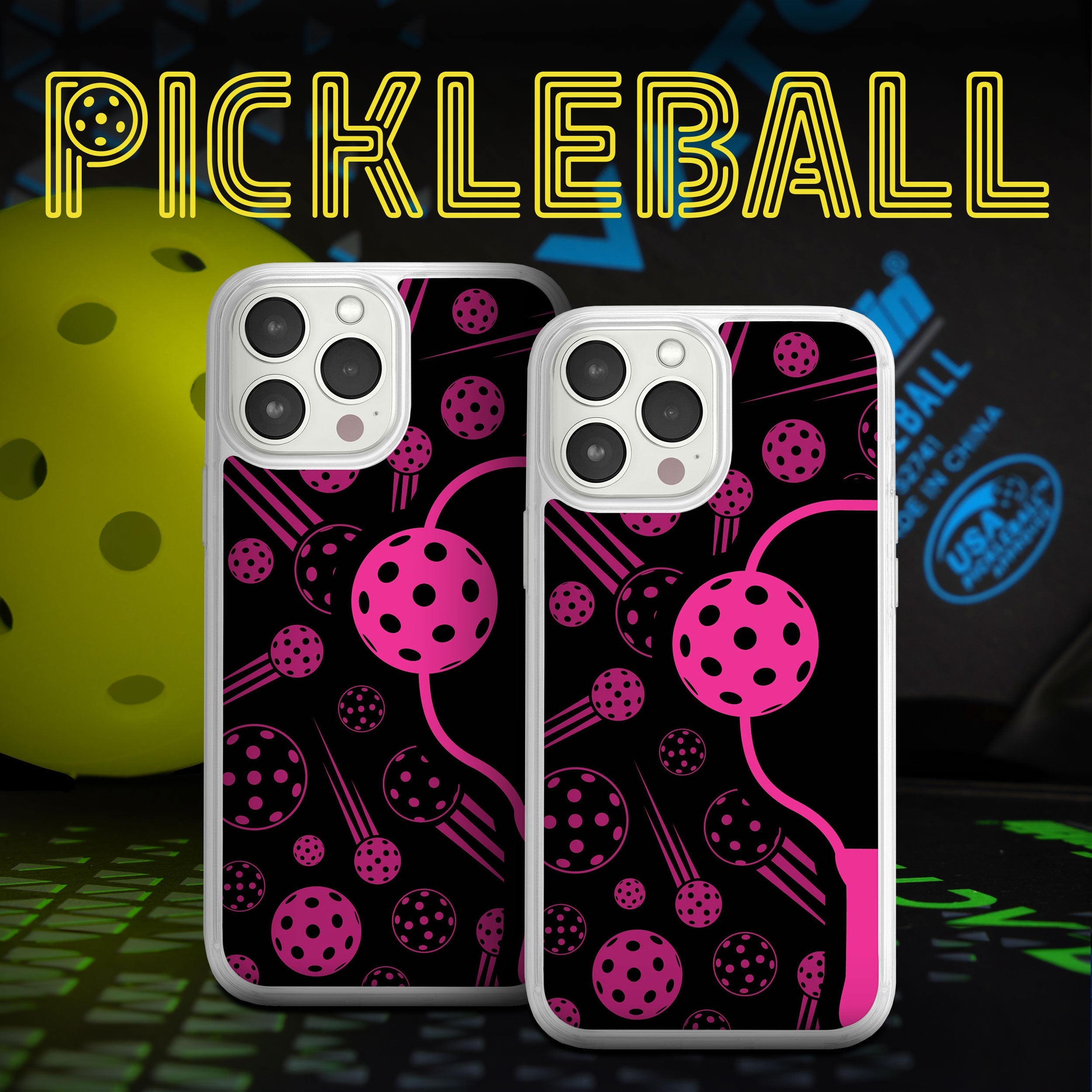 Pickleball HD Apple iPhone 11 Series Phone Case