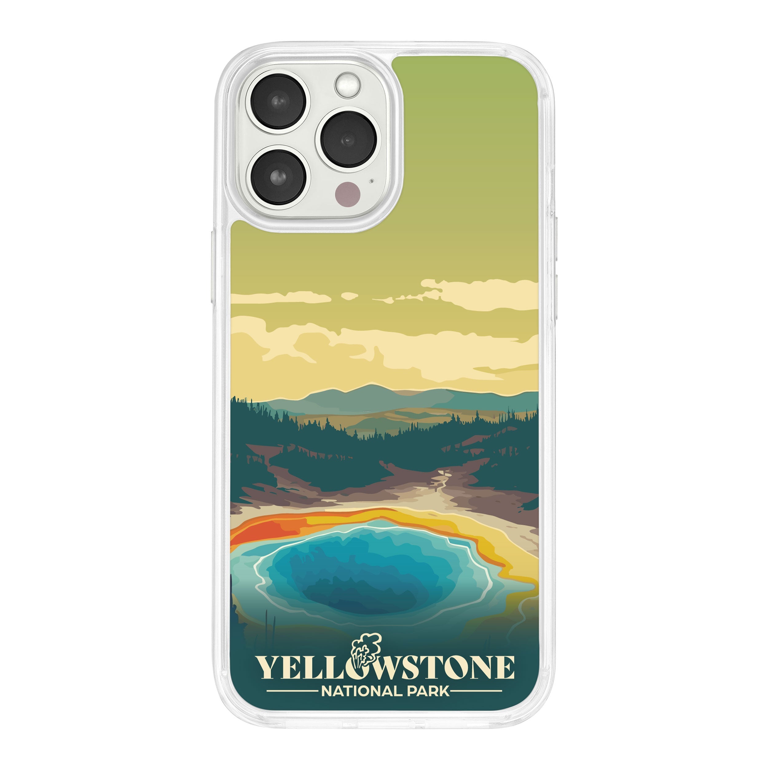 National Parks Yellowstone HD Apple iPhone 16 Mag-Safe Phone Case