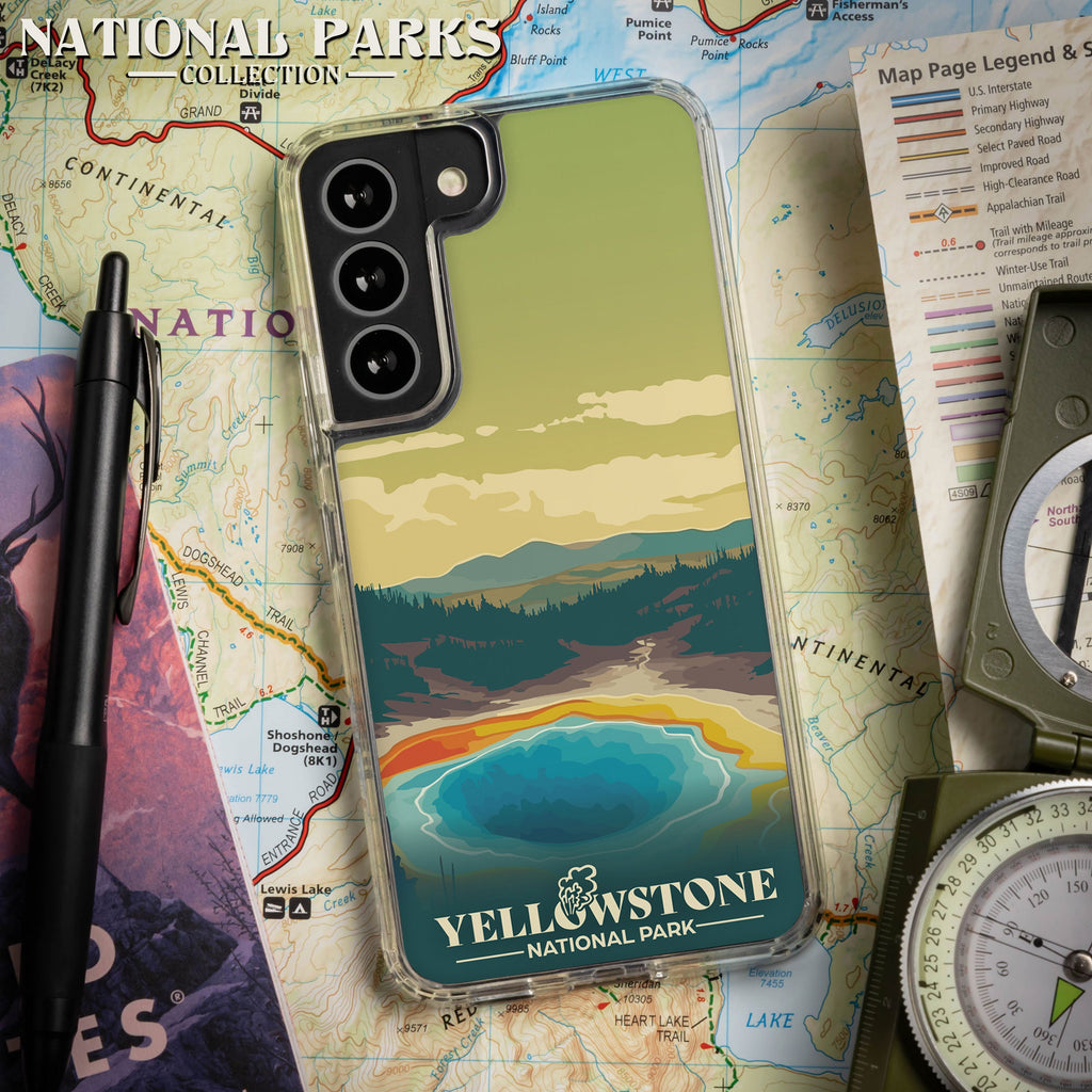 National Parks Yellowstone HD Samsung Galaxy S24 Phone Case