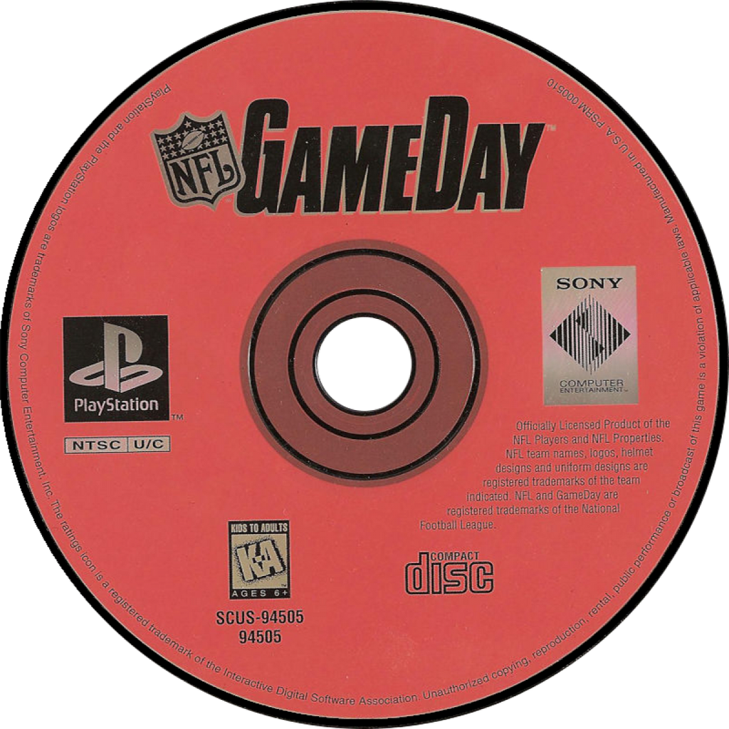 NFL GameDay – PlayStation 1 (PS1)
