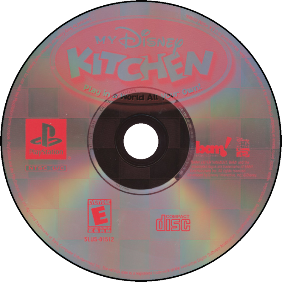 My Disney Kitchen – PlayStation 1 (PS1)