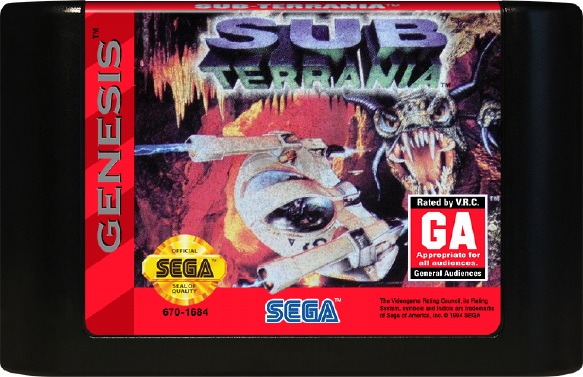 Sub Terrania – Sega Genesis (GEN)