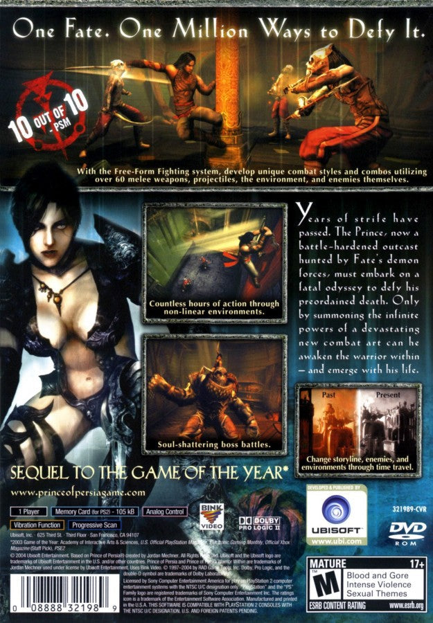 Prince of Persia: Warrior Within – PlayStation 2 (PS2)