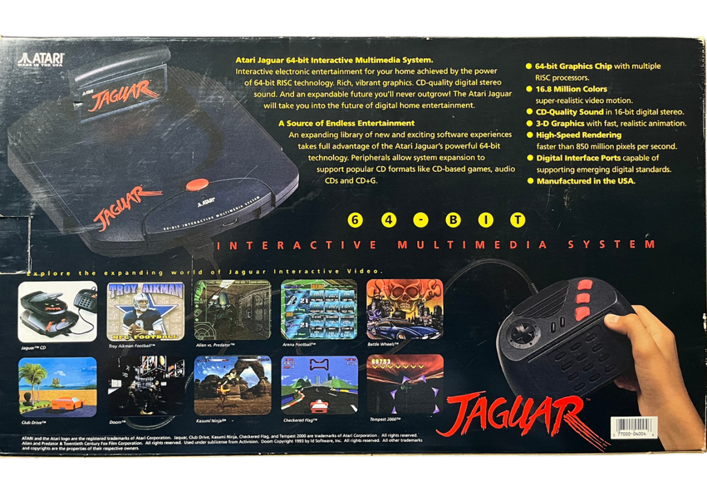 Atari Jaguar System [Complete in Box] – [JAG]