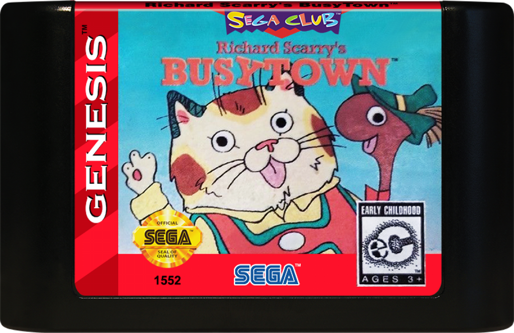 Richard Scarry's BusyTown – Sega Genesis (GEN)