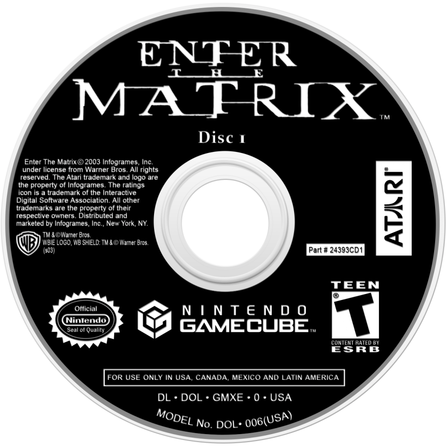 Enter the Matrix [Player's Choice] – GameCube (GC)