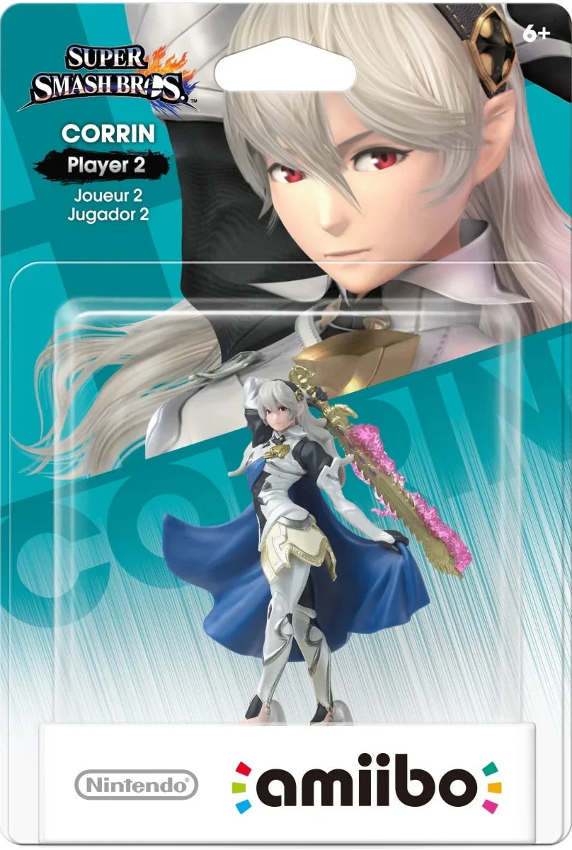 Corrin Amiibo - Player 2 [Super Smash Bros.] [Sealed] – Nintendo Amiibo