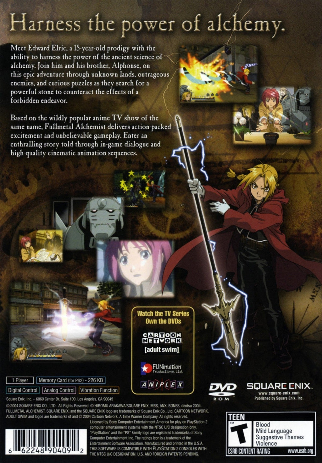 Fullmetal Alchemist: And the Broken Angel – PlayStation 2 (PS2)