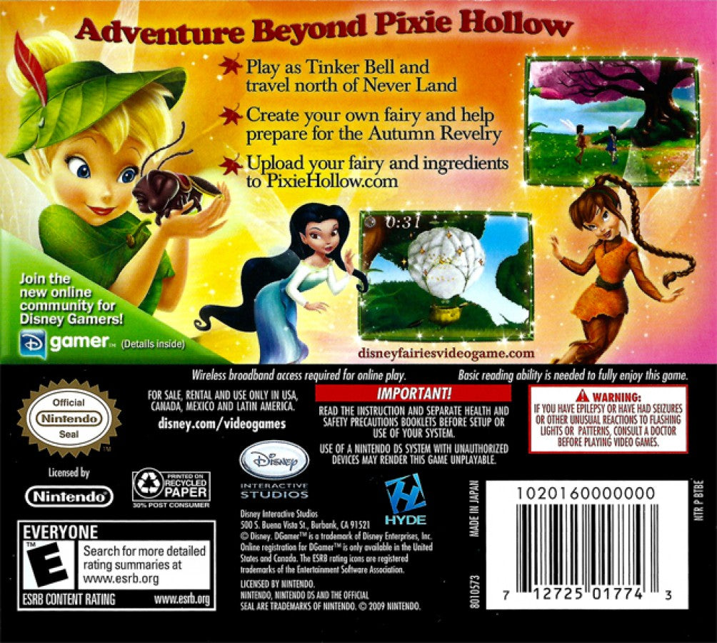 Tinker Bell and the Lost Treasure – Nintendo DS (DS)