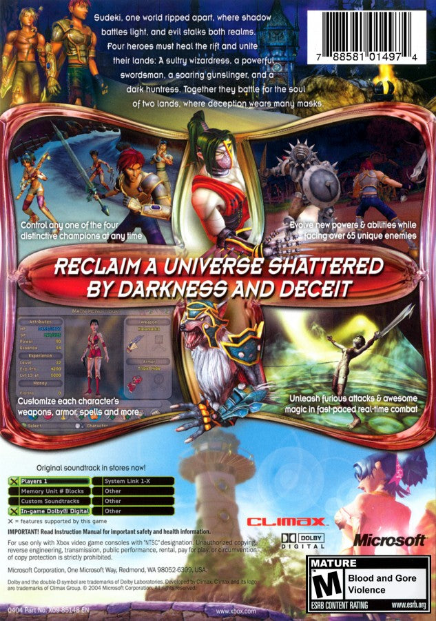 Sudeki – Xbox (XBOX)