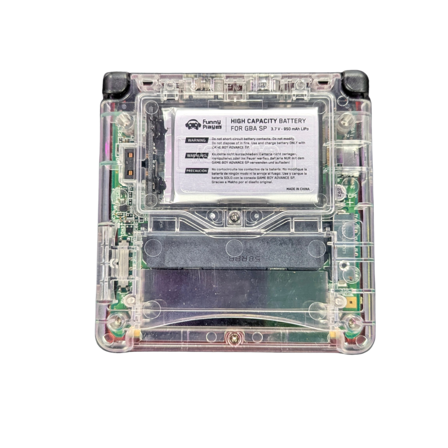 Game Boy Advance SP (GBA SP) [Custom Red Shell & IPS Screen Mod] – Game Boy Advance SP (GBA SP)