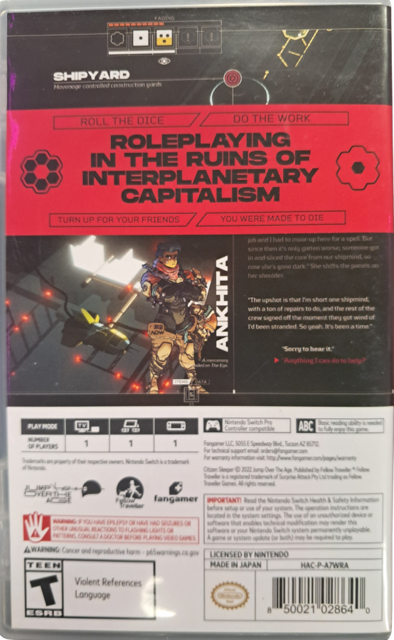 Citizen Sleeper – Nintendo Switch (NS)