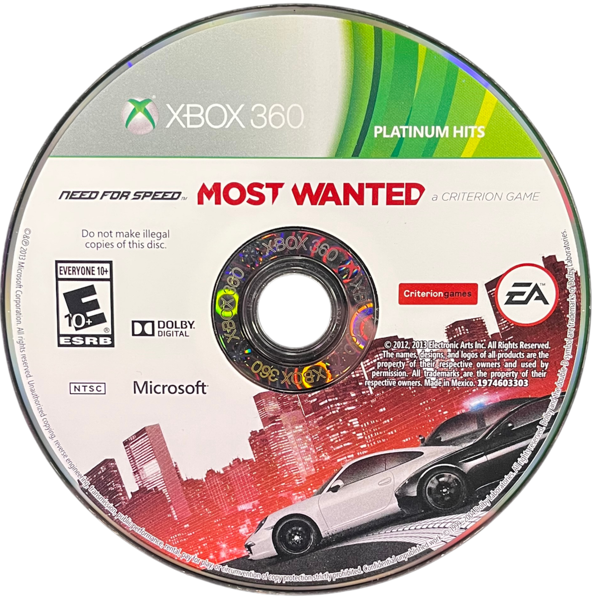 Need for Speed Most Wanted [Platinum Hits] – Xbox 360 (X360)