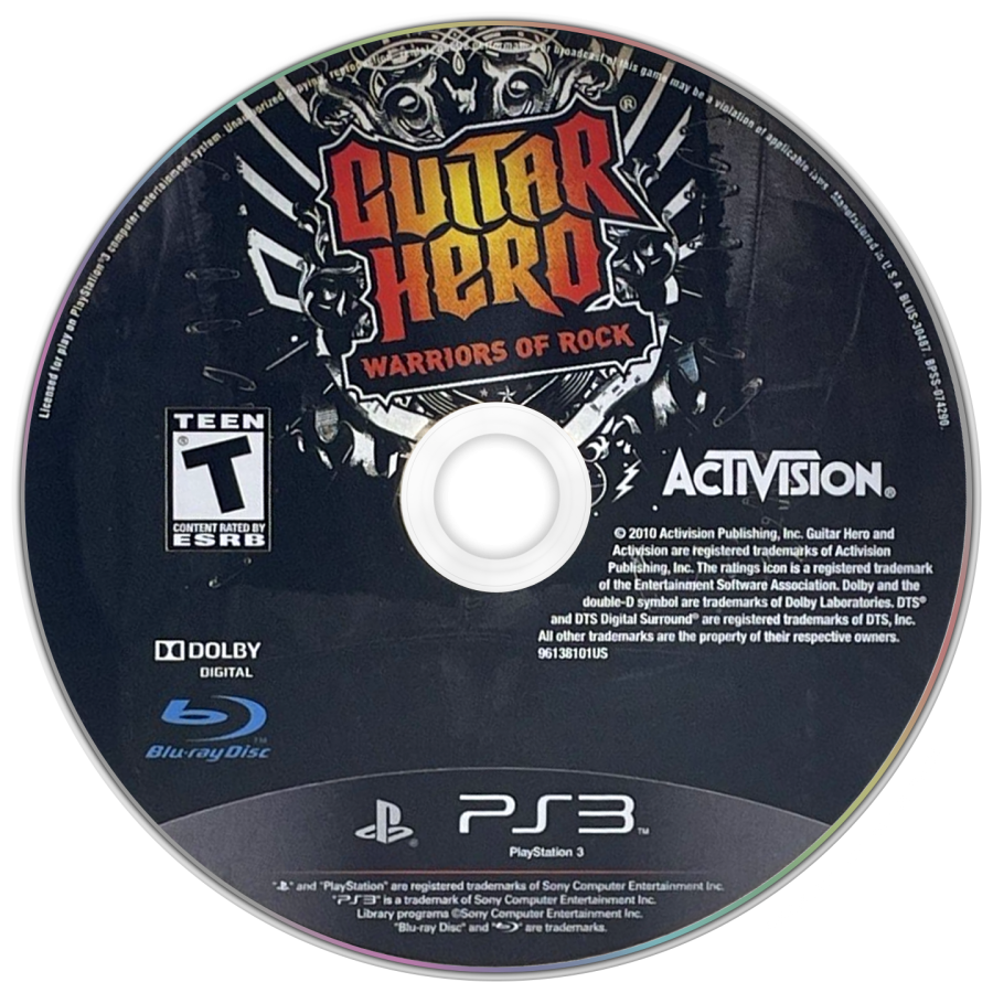 Guitar Hero: Warriors of Rock – PlayStation 3 (PS3)