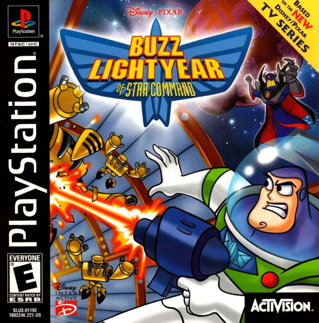Disney Pixar Buzz Lightyear of Star Command – PlayStation 1 (PS1)