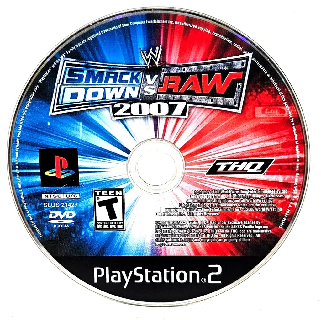 WWE SmackDown vs. Raw 2007 – PlayStation 2 (PS2)