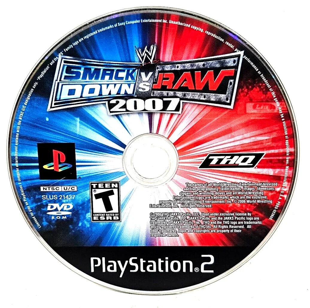 WWE SmackDown vs. Raw 2007 – PlayStation 2 (PS2)