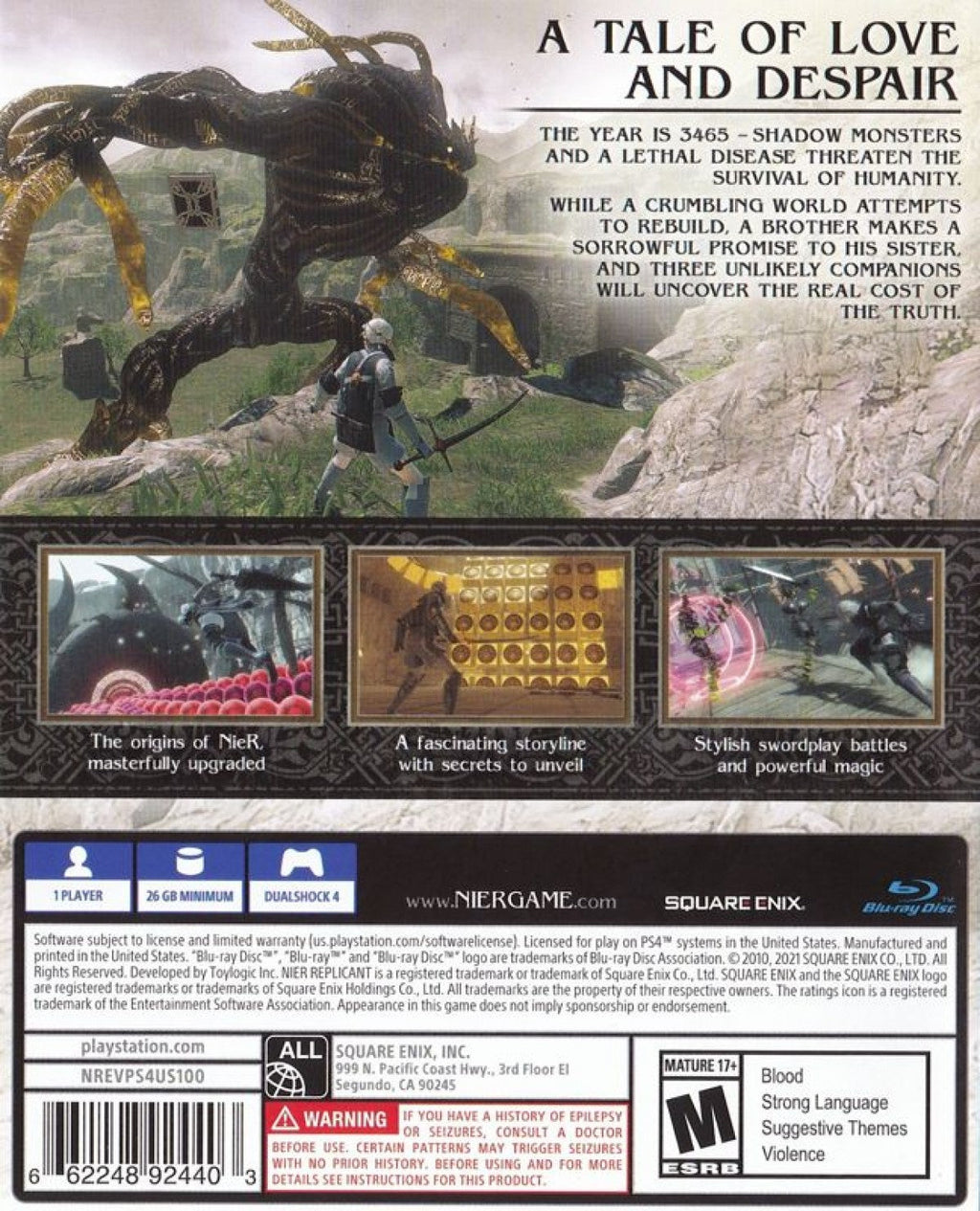 NieR Replicant Ver.1.22474487139 – PlayStation 4 (PS4)
